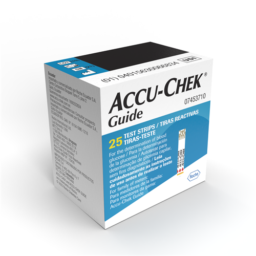 ACCU-CHEK GUIDE CJ. X 25 TIRAS — GenÃ©rico (ECT97420)