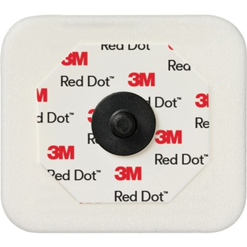 ELECTRODO 3M RED DOT MULTIUSO MONITARIZACION RESISTENTE A FLUIDOS BROCHE CARBONO 2570 (1 CAJA = 20UN — Genérico (ECT97262)