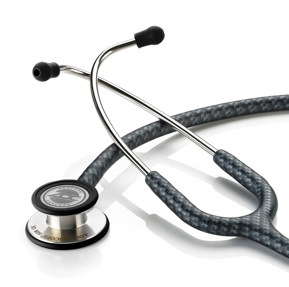 Fonendoscopio Adc Adulto Adscope 608 Fibra de Carbon — ADC® (ECT96830)