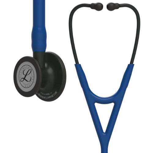 Fonendoscopio Littmann Cardiology IV Azul Marino Acabado Negro 6168 — Littmann® (ECT97206)