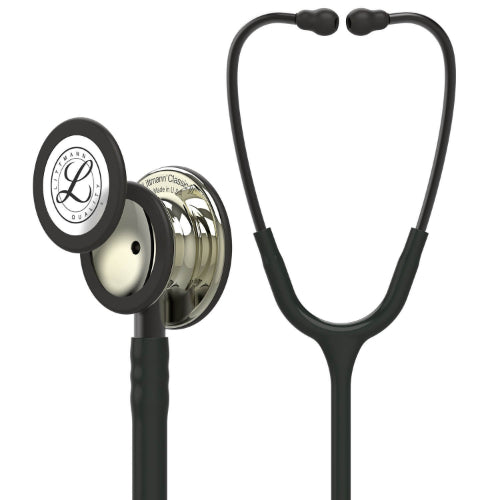 Fonendoscopio Littmann Classic III Negro Acabado Champagne 5861 — Littmann® (ECT97175)