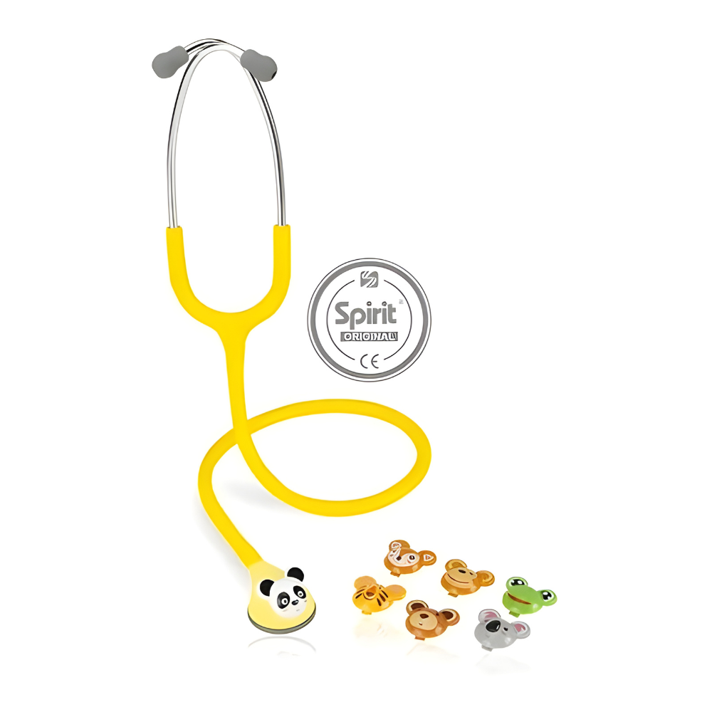 Fonendoscopio Pediátrico Spirit Fun Animal - Amarillo — Spirit® (ECT97139)