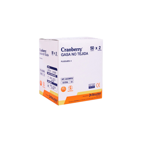 GASA NO TEJIDA ESTERIL 5X5CM CJ. X 50 UND. — GenÃ©rico (ECT97446)