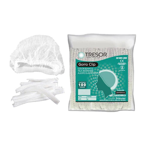 GORRO DESCH CLIP BLANCO X100 — REUTTER (ECT50472)