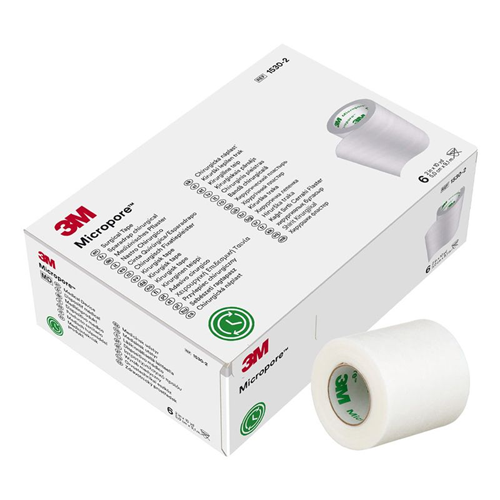 MICROPORE TAPE 5CM X 9.1M (1530-2) CJ. X 6 UND. — 3M (ECT50857)