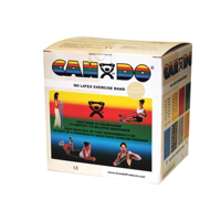 Banda elástica Cando® Libre de Latex Negra Resistencia Muy Alta 45.7 mts — Cando (ECT97014)