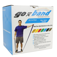 Banda elástica GoBand® Azul Resistencia Alta 45.7 mts — Cando (ECT97023)