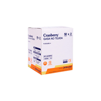 GASA ESTERIL NO TEJIDA 5X5CM CRANBERRY PQ. X 50 SOBRES X 2 UND. — Genérico (ECT97445)