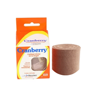 VENDA ELAST. 5 CM X 4.5 M CRAMBERRY CJ. X 1 UND. — Genérico (ECT97495)