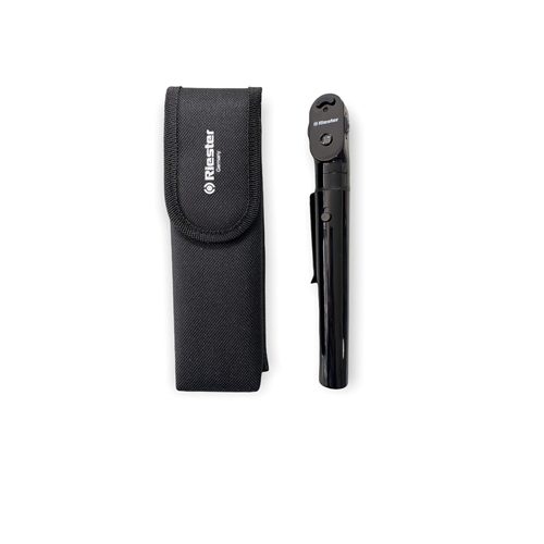 OFTALMOSCOPIO RIESTER E-SCOPE LUZ HALOGENA DIRECTA NEGRO 2121-200 — Genérico (ECT96815)