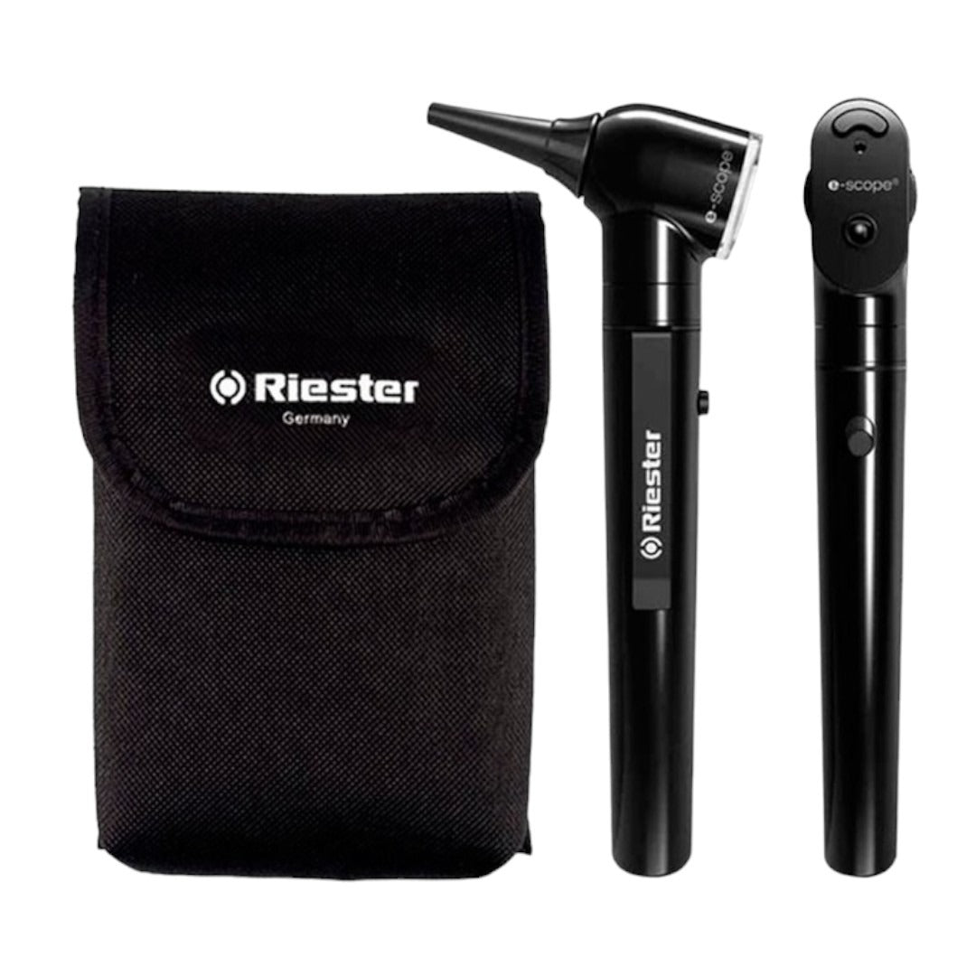Otoscopio/Oftalmoscopio Riester E-Scope Negro — Riester® (ECT96810)