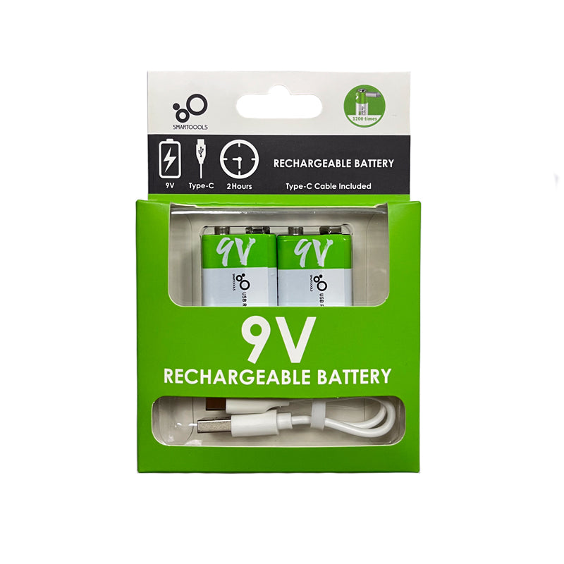 Pilas Recargable USB 9V (2und) — Genérico (ECT97148)