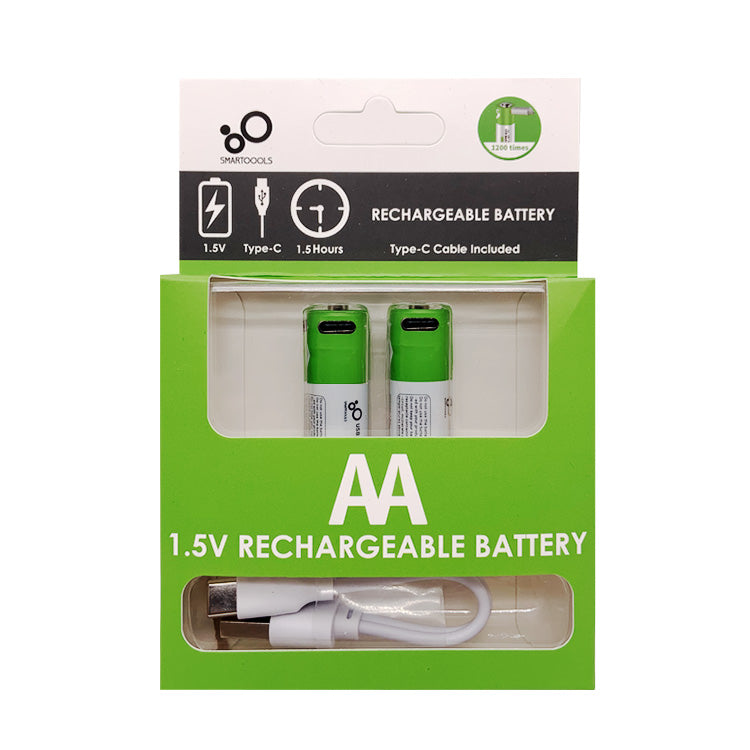 Pilas Recargable USB AA — Genérico (ECT97146)