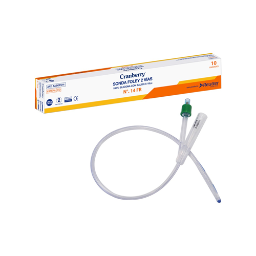 SONDA FOLEY 2 VIAS CON BALON 5-10 CC 18 FR — REUTTER (ECT51157)
