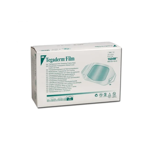 TEGADERM FILM 6CM X 7CM CJ. X 100 UND. (1624W) — 3M (ECT51289)