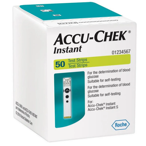 TIRAS REACTIVAS ACCU CHEK INSTANT CAJ X 50 — ROCHE (ECT94236)