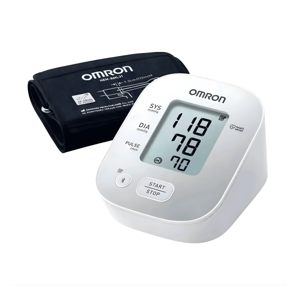 Toma Presión Digital de Brazo Omron HEM-7144T2 – Con Bluetooth y Brazalete Universal — Omron® (ECT97085)